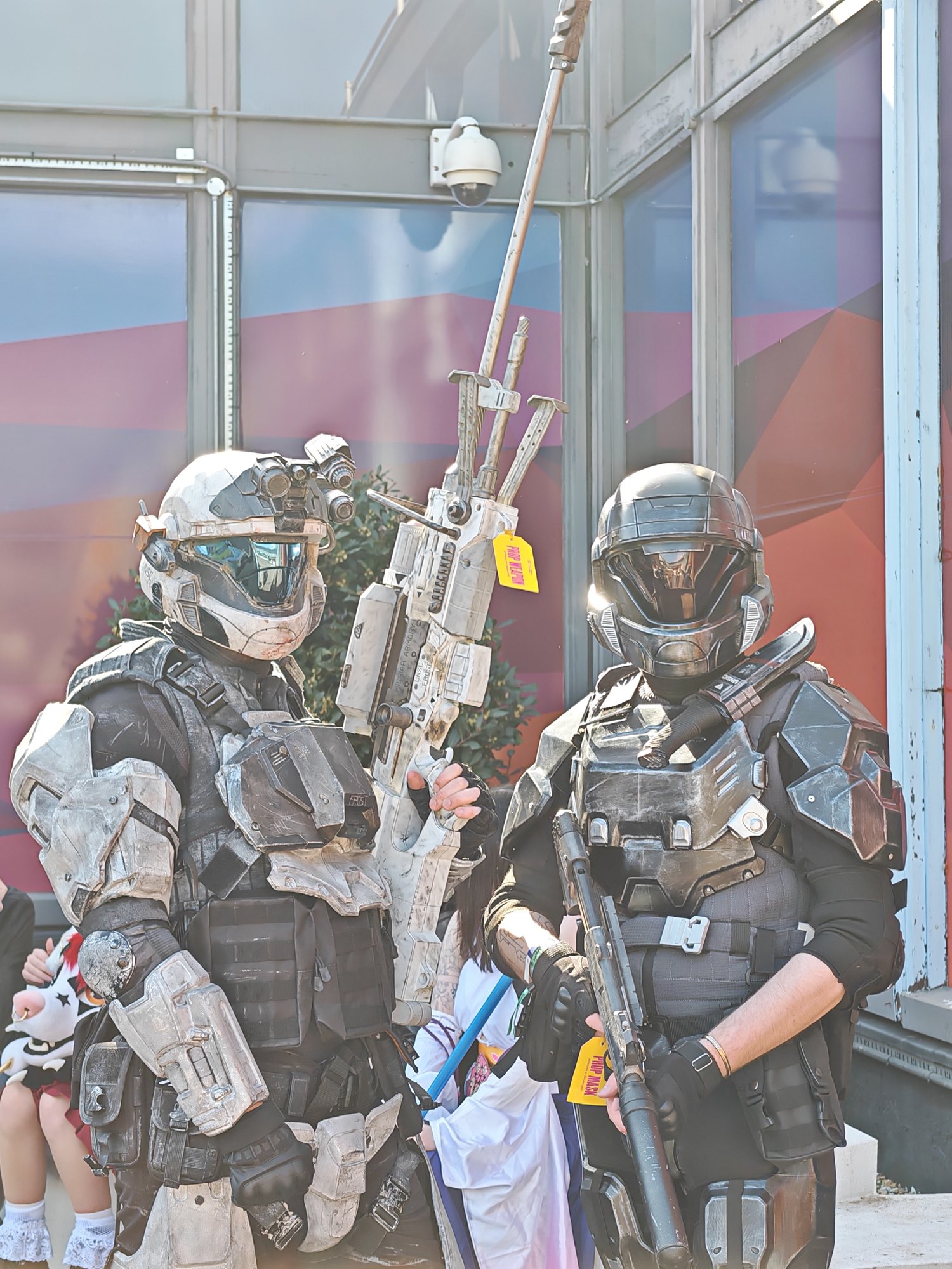 Members of the Inventory Unlocked community in detailed armour